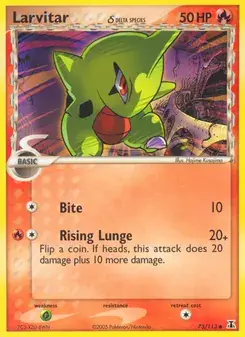 Larvitar δ 73/113 Delta Species Pokémon card