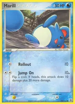 Marill 76/113 Delta Species Pokémon Karte