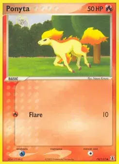 Ponyta 78/113 Delta Species Pokémon card