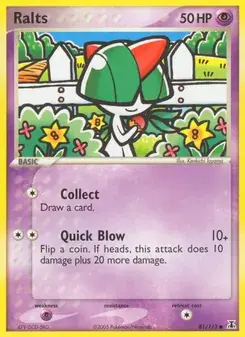 Ralts 81/113 Delta Species Pokémon card
