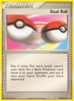Dual Ball 89/113 Delta Species Pokémon card