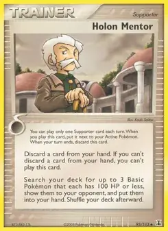 Holon Mentor 93/113 Delta Species Pokémon card