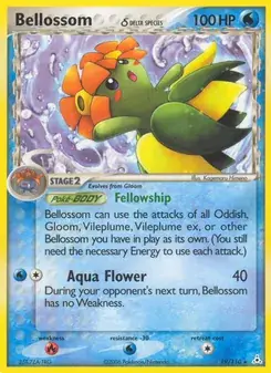 Bellossom δ 19/110 Holon Phantoms Pokémon card