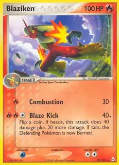 Blaziken 20/110 Holon Phantoms Pokémon card