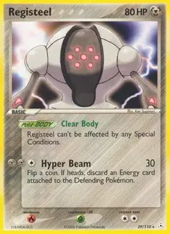 Registeel 29/110 Holon Phantoms Pokémon card