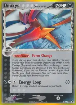 Deoxys δ 3/110 Holon Phantoms Pokémon card