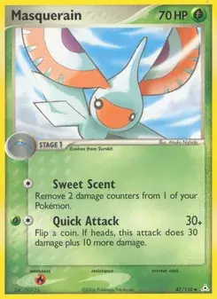 Masquerain 47/110 Holon Phantoms Pokémon card