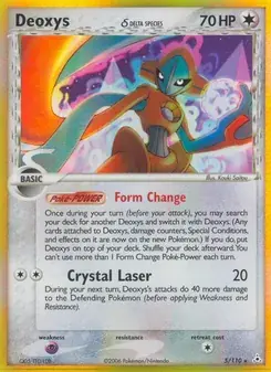 Deoxys δ 5/110 Holon Phantoms Pokémon card