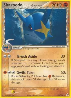 Sharpedo δ 53/110 Holon Phantoms Pokémon card