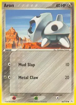 Aron 58/110 Holon Phantoms Pokémon card