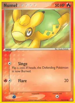 Numel 72/110 Holon Phantoms Pokémon card