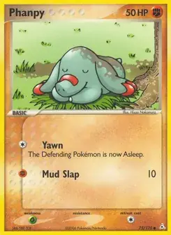 Phanpy 75/110 Holon Phantoms Pokémon card