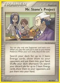 Mr. Stone's Project 88/110 Holon Phantoms Pokémon card