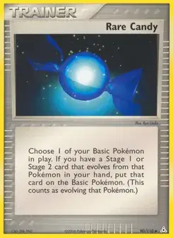 Rare Candy 90/110 Holon Phantoms Pokémon card