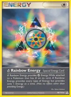 δ Rainbow Energy 98/110 Holon Phantoms Pokémon card