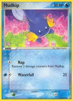 Carte Pokémon Mudkip 58/100 Crystal Guardians