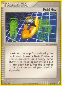 PokéNav 83/100 Crystal Guardians Pokémon card