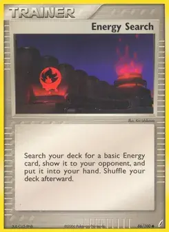 Energy Search 86/100 Crystal Guardians Pokémon card