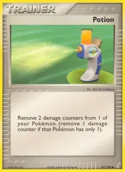 Potion 87/100 Crystal Guardians Pokémon card