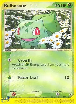 Bulbasaur 39/95 Team Magma vs Team Aqua Pokémon kaart