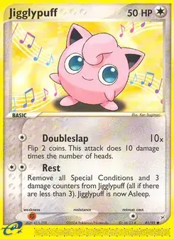Jigglypuff 41/95 Team Magma vs Team Aqua Pokémon kaart