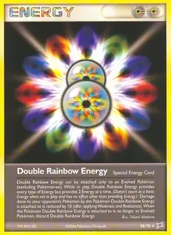 Double Rainbow Energy 88/95 Team Magma vs Team Aqua Pokémon card