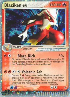 Blaziken ex 89/95 Team Magma vs Team Aqua Pokémon kaart