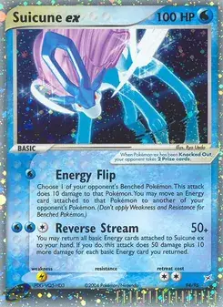 Suicune ex 94/95 Team Magma vs Team Aqua Pokémon Karte