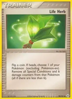 Life Herb 90/101 Hidden Legends Pokémon card