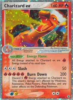 Charizard ex 105/112 FireRed & LeafGreen Pokémon card