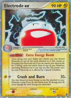 Electrode ex 107/112 FireRed & LeafGreen Pokémon card