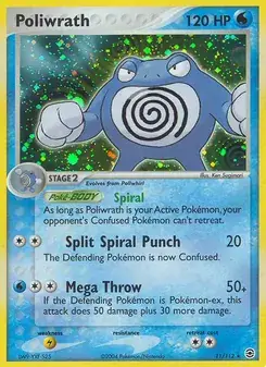 Poliwrath 11/112 FireRed & LeafGreen Pokémon card
