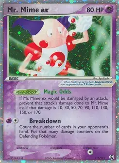 Mr. Mime ex 110/112 FireRed & LeafGreen Pokémon card