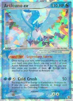 Articuno ex 114/112 FireRed & LeafGreen Pokémon card