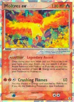 Moltres ex 115/112 FireRed & LeafGreen Pokémon kaart