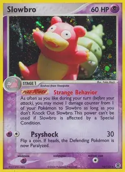 Slowbro 14/112 FireRed & LeafGreen Pokémon card