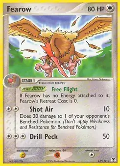 Fearow 24/112 FireRed & LeafGreen Pokémon card
