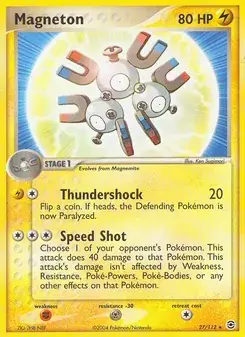 Magneton 27/112 FireRed & LeafGreen Pokémon card