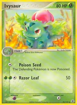 Ivysaur 35/112 FireRed & LeafGreen Pokémon card