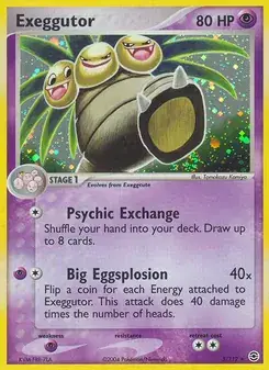 Exeggutor 5/112 FireRed & LeafGreen Pokémon card