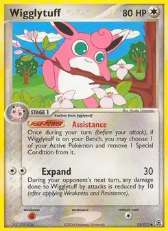 Wigglytuff 52/112 FireRed & LeafGreen Pokémon card