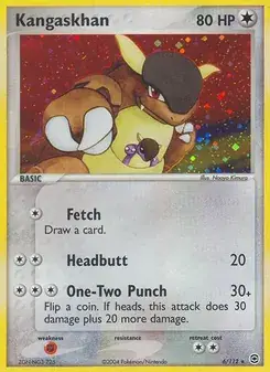 Kangaskhan 6/112 FireRed & LeafGreen Pokémon card