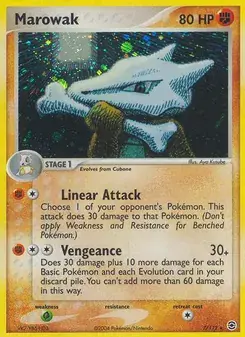 Marowak 7/112 FireRed & LeafGreen Pokémon card