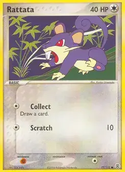Rattata 77/112 FireRed & LeafGreen Pokémon card