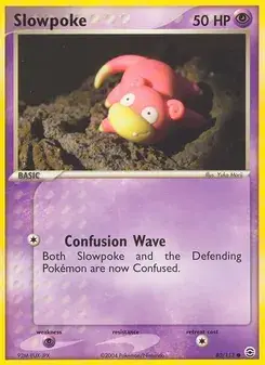 Slowpoke 80/112 FireRed & LeafGreen Pokémon card