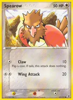 Spearow 81/112 FireRed & LeafGreen Pokémon card