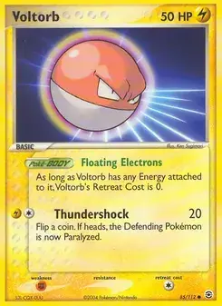 Voltorb 85/112 FireRed & LeafGreen Pokémon card