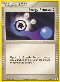 Energy Removal 2 89/112 FireRed & LeafGreen Pokémon card