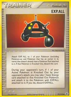 EXP. ALL 91/112 FireRed & LeafGreen Pokémon card