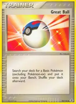 Great Ball 92/112 FireRed & LeafGreen Pokémon card